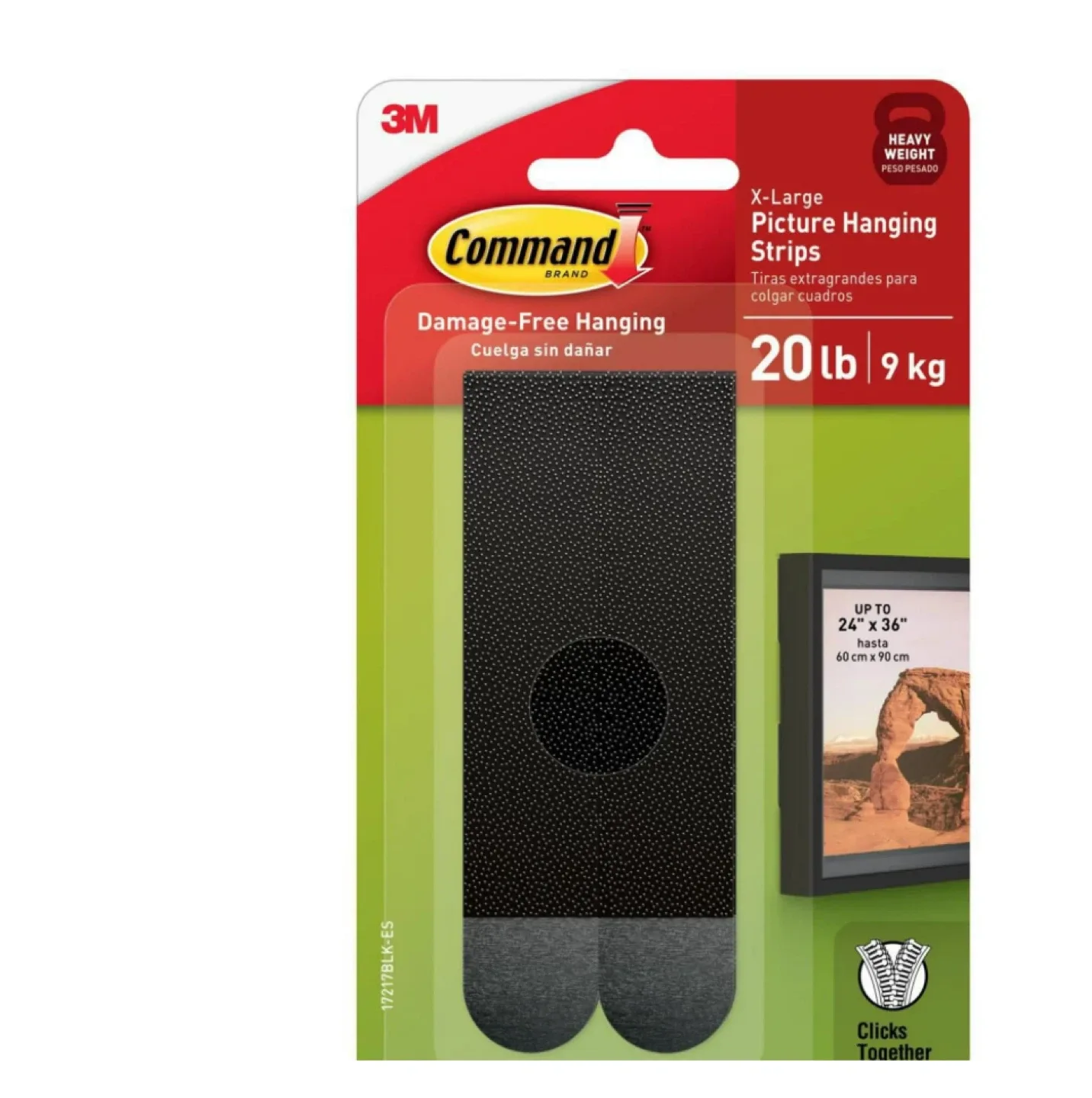 Command X-Large Picture Hanging Strips - 20lb