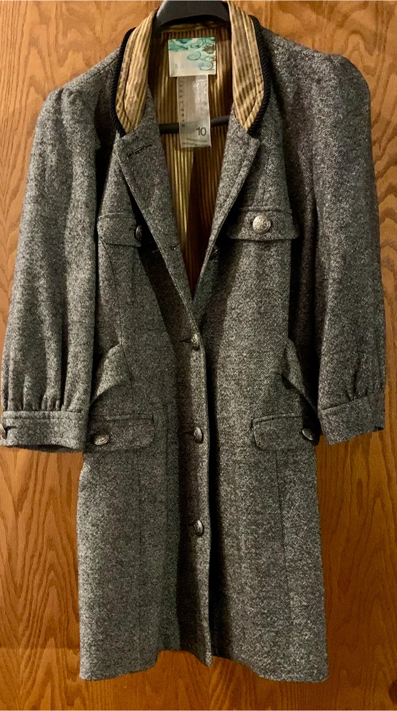 Baias Blue Label Tweed Jacket - Size 10 image indicator(3)