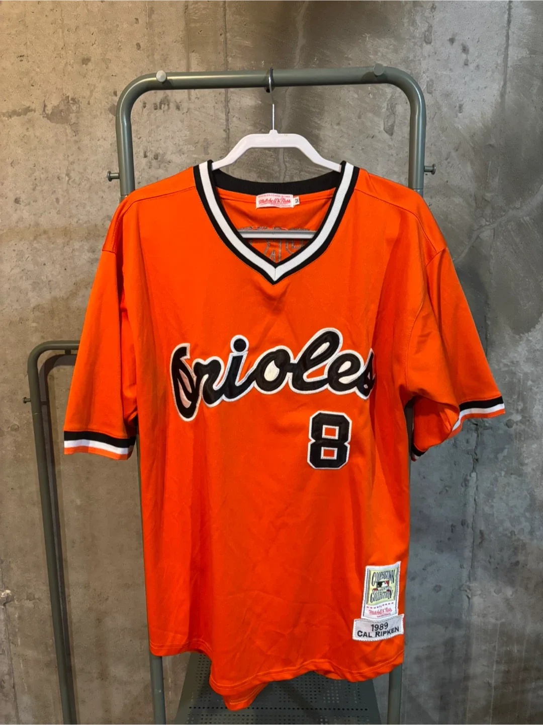 Mitchell & Ness Cal Ripken Orioles Jersey, Size 52