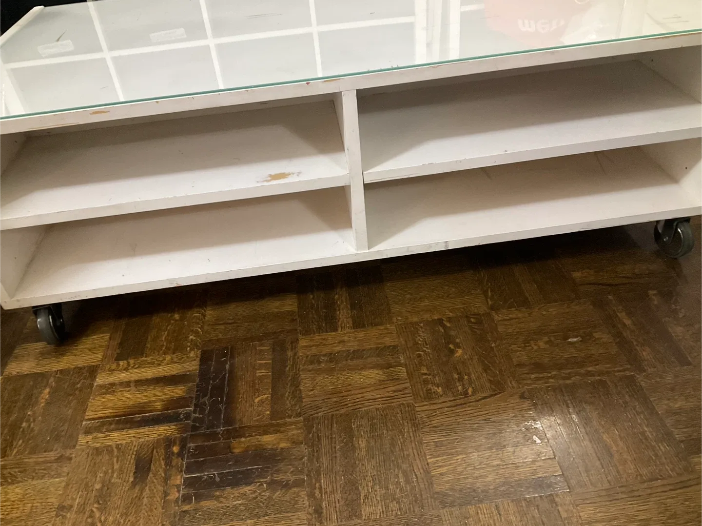 White Coffee Table with Storage image indicator(2)