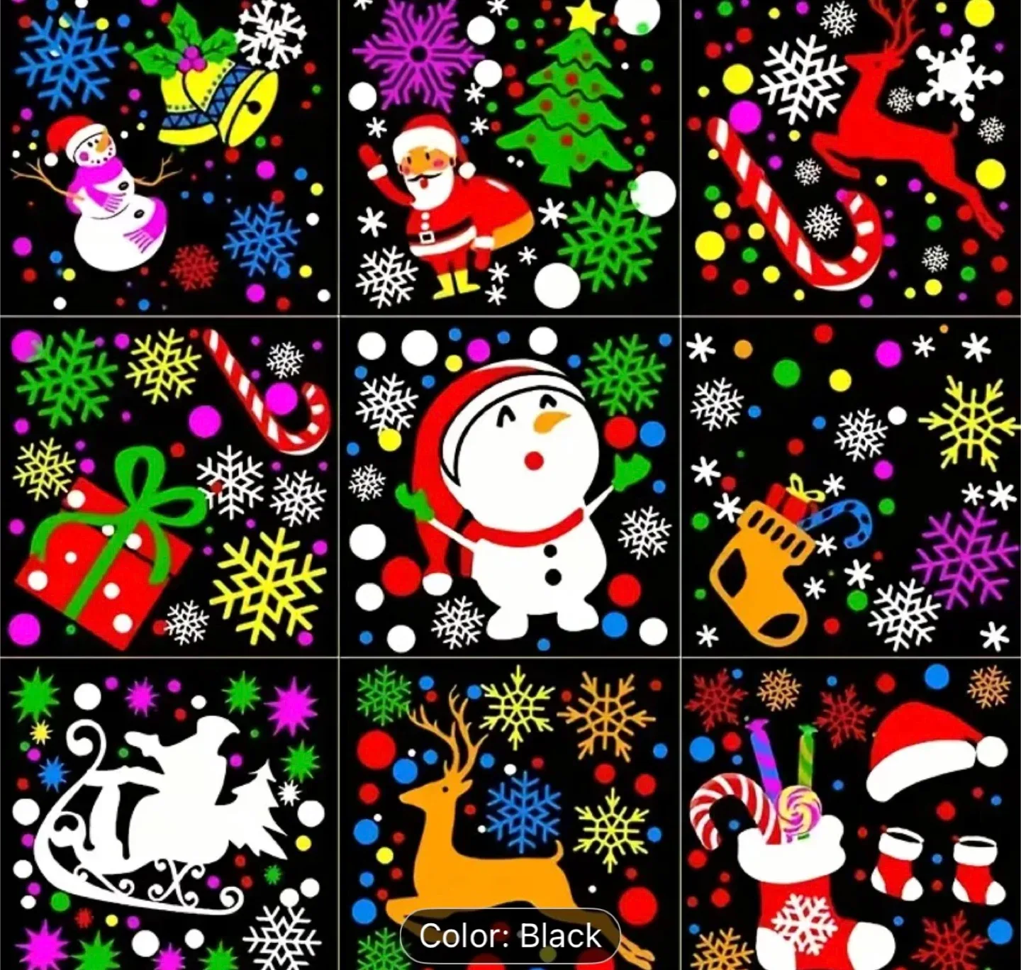 Christmas Projector Lights - LED 16 Pattern - Black image indicator(4)