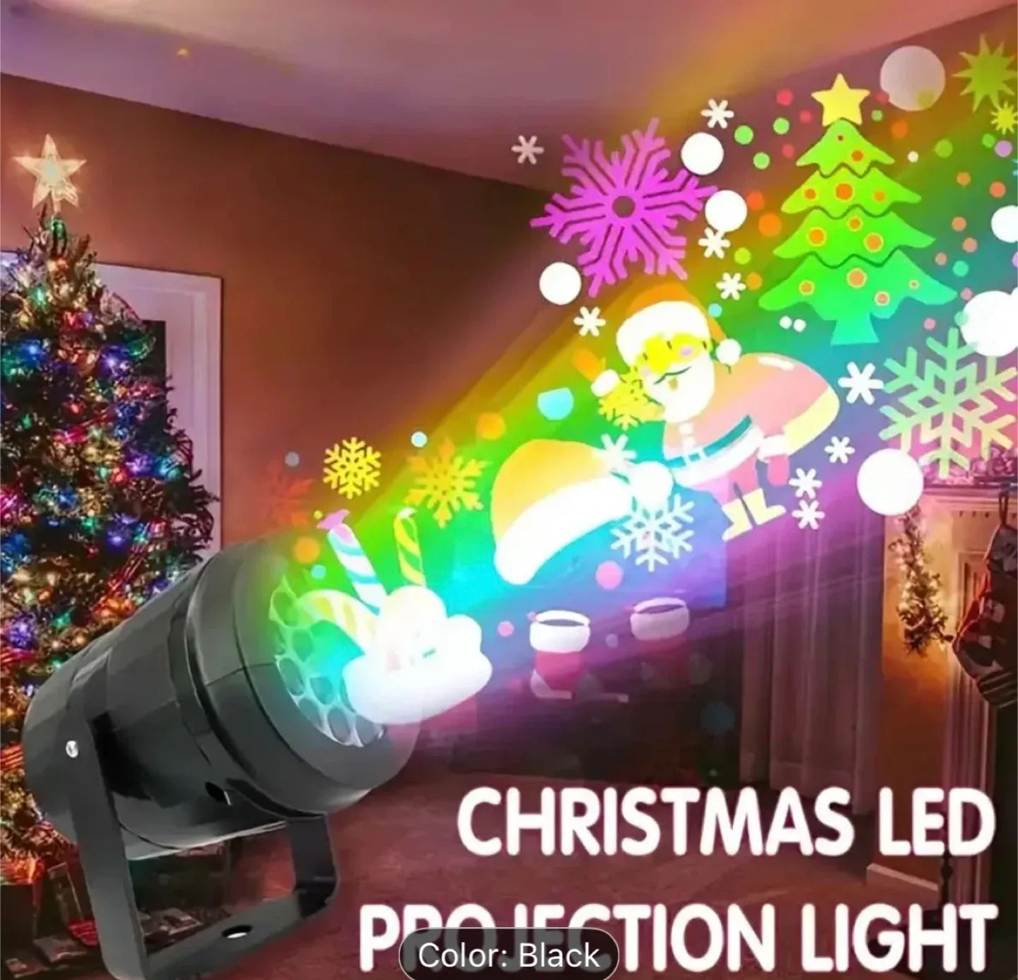 Christmas Projector Lights - LED 16 Pattern - Black image indicator(7)