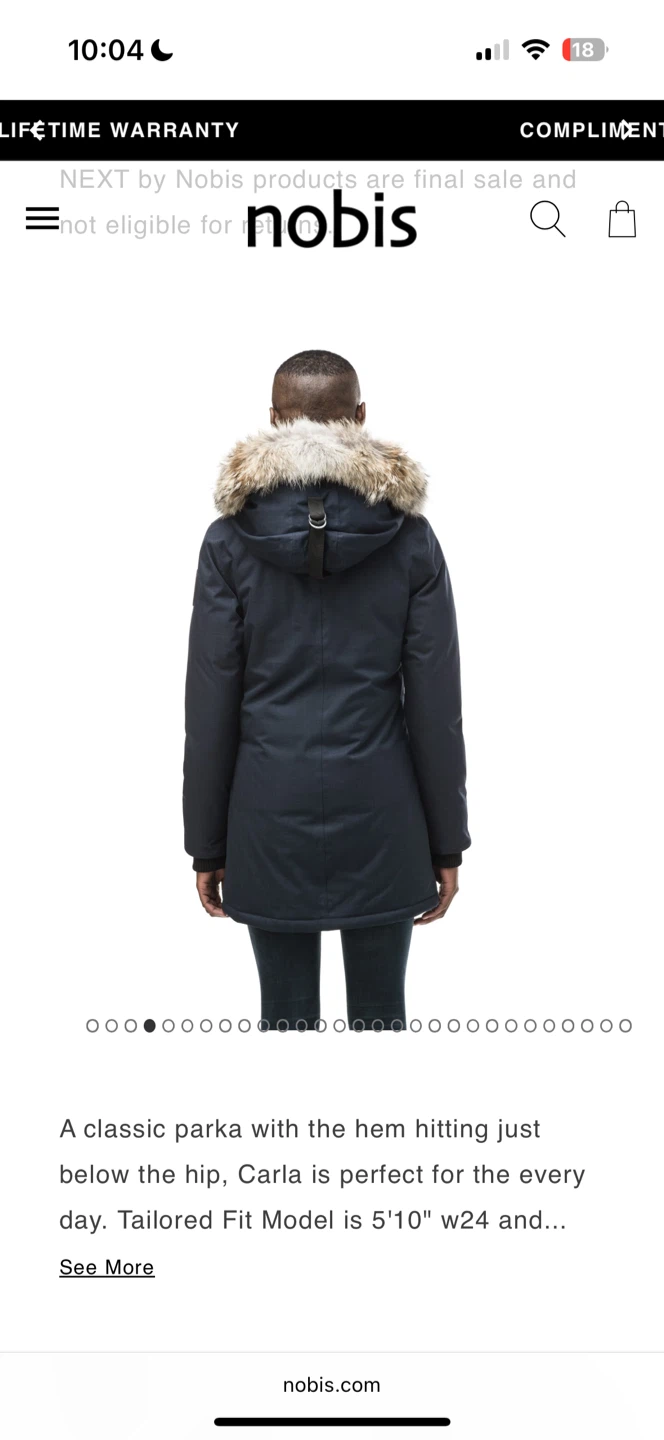 Nobis Carla Parka in Navy Blue - photo 5