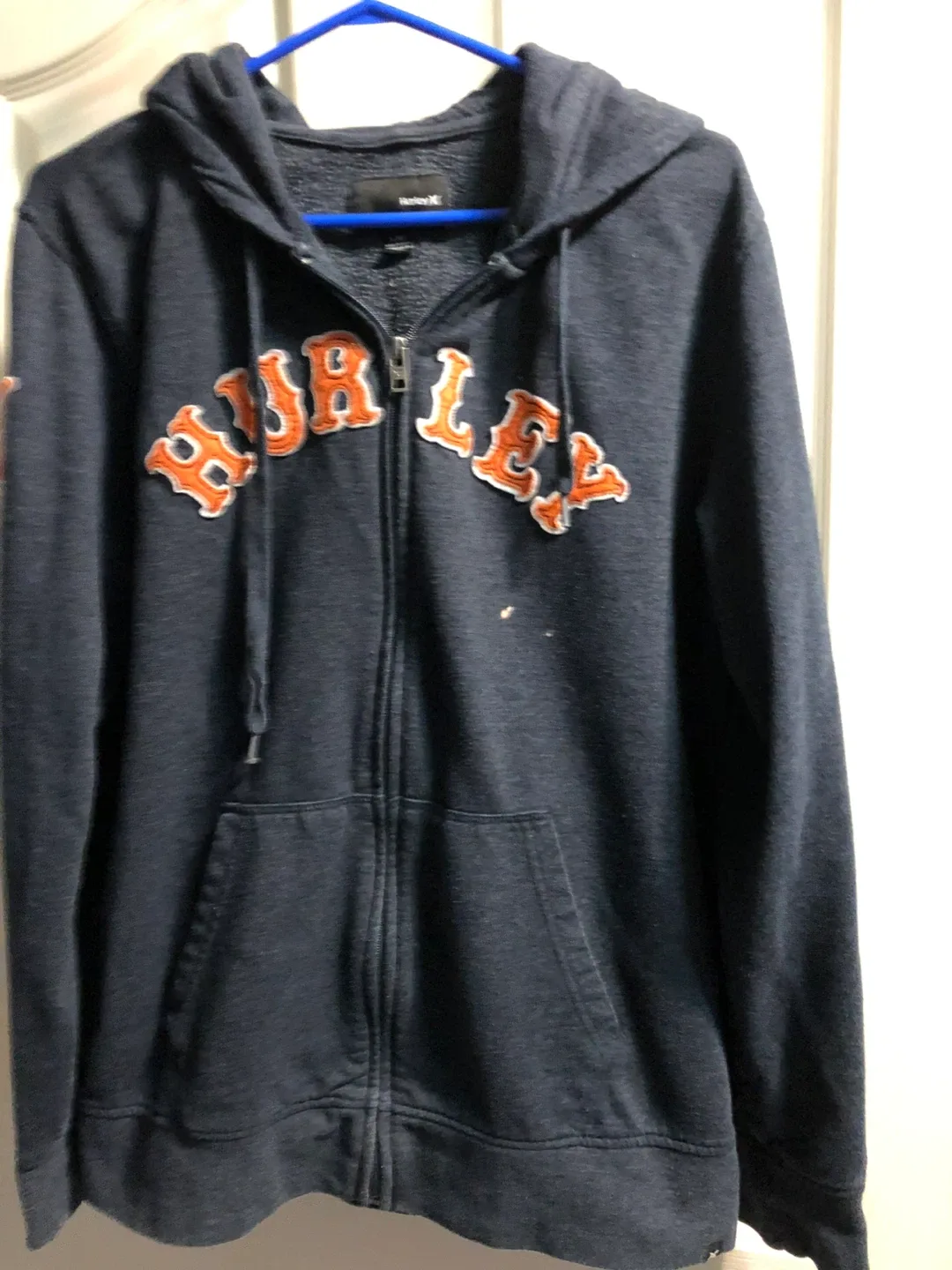 Hurley Full Zip Hoodie - Navy Blue