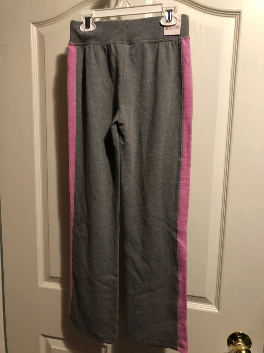 Girls' Grey & Pink Sweatpants - Size 10 image indicator(2)