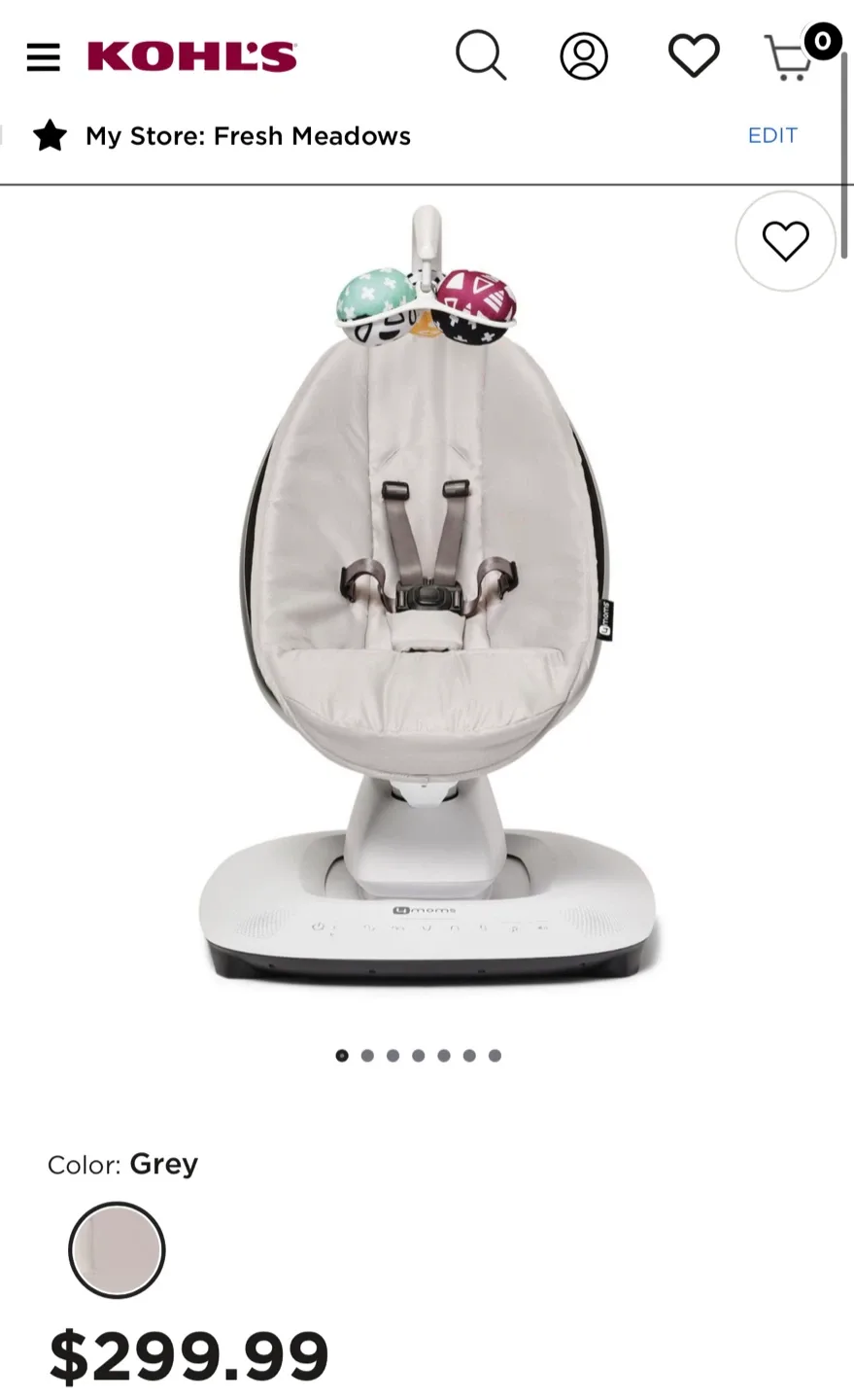 4moms mamaRoo Baby Swing - Grey image indicator(2)