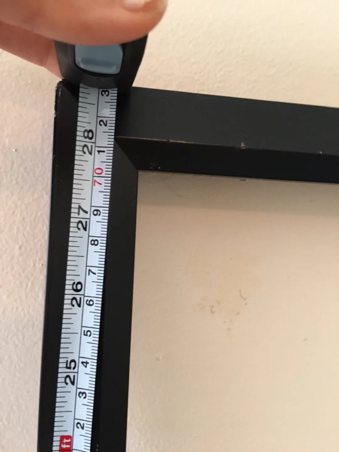 Black wooden Frame (28x28 inches) image indicator(7)