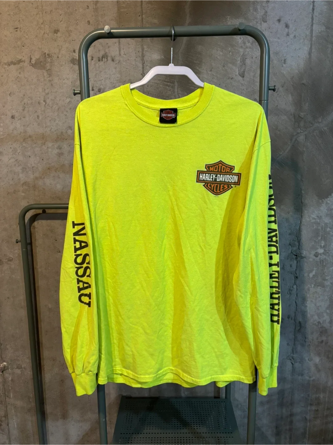 Harley-Davidson Cycles Long Sleeve Shirt - Nassau Bahamas