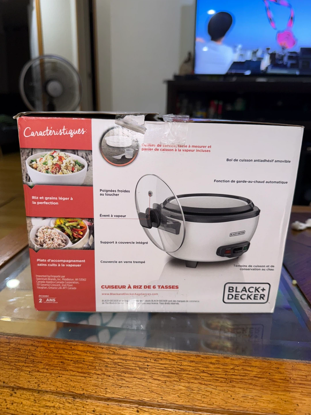 New BLACK+DECKER 6-Cup Rice Cooker & Steamer - photo 3