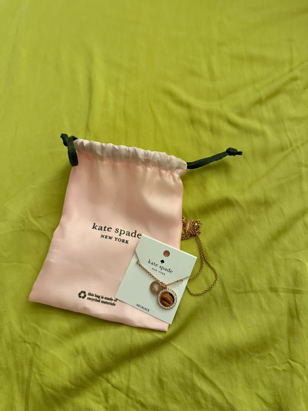 Brand New Kate Spade Necklace Rose Gold