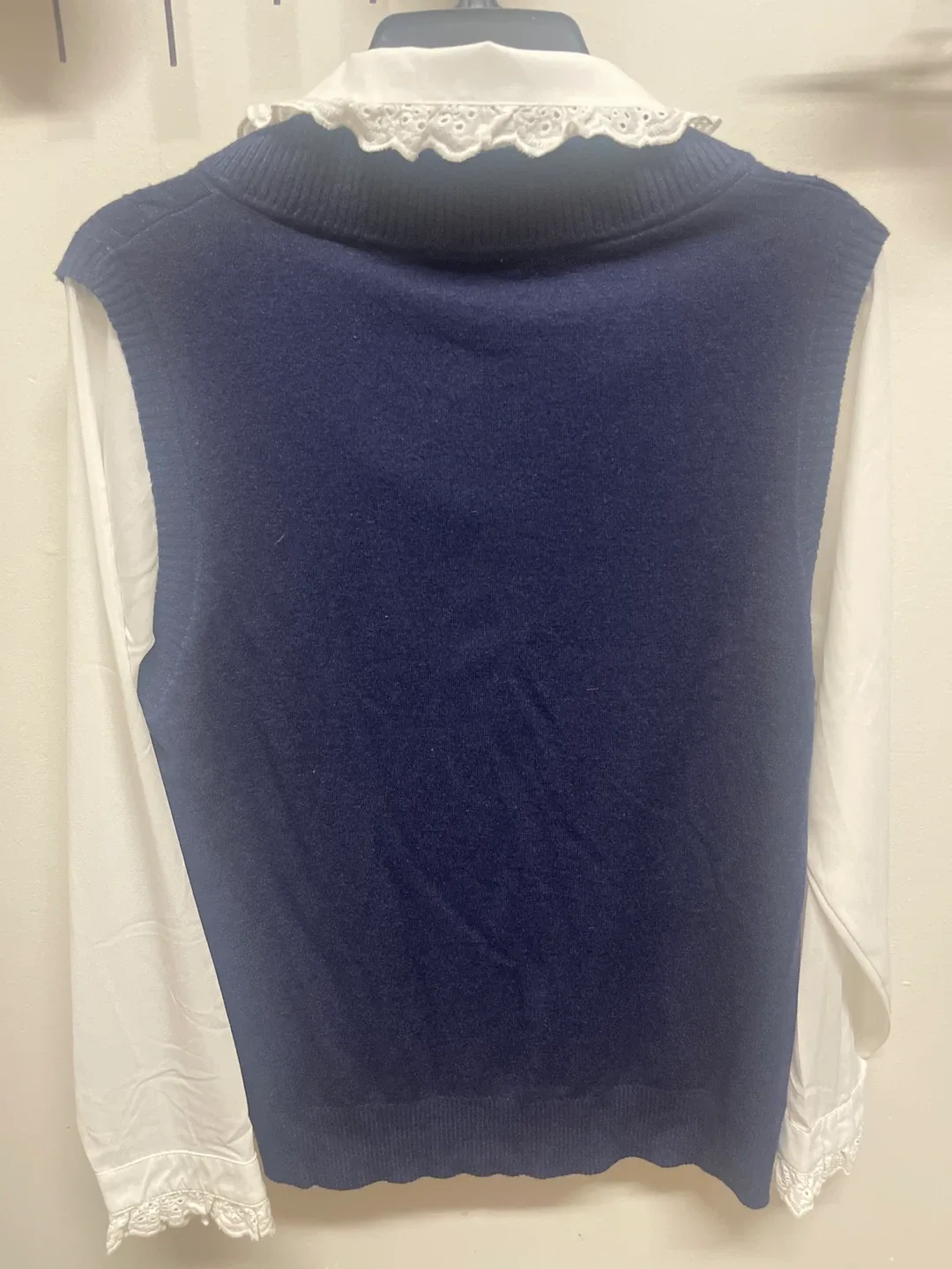 Siani Milano Knit Vest with Collar - Size L