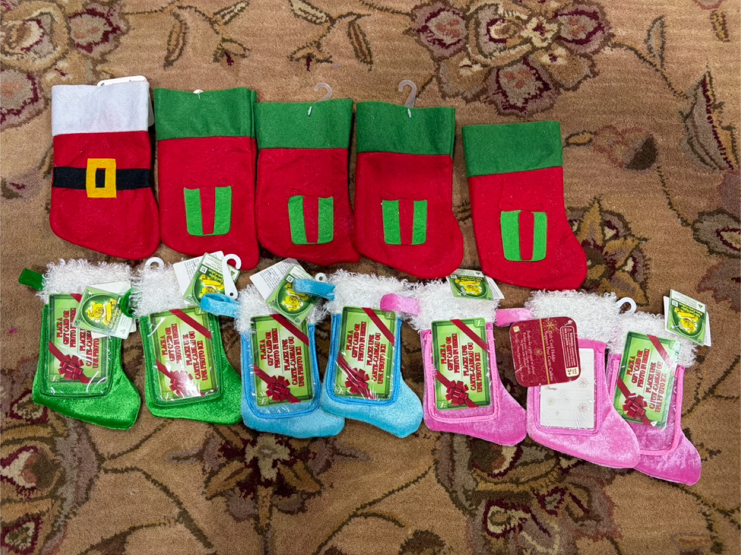 Mini Christmas Stockings with Gift Card Holder - New - photo 2