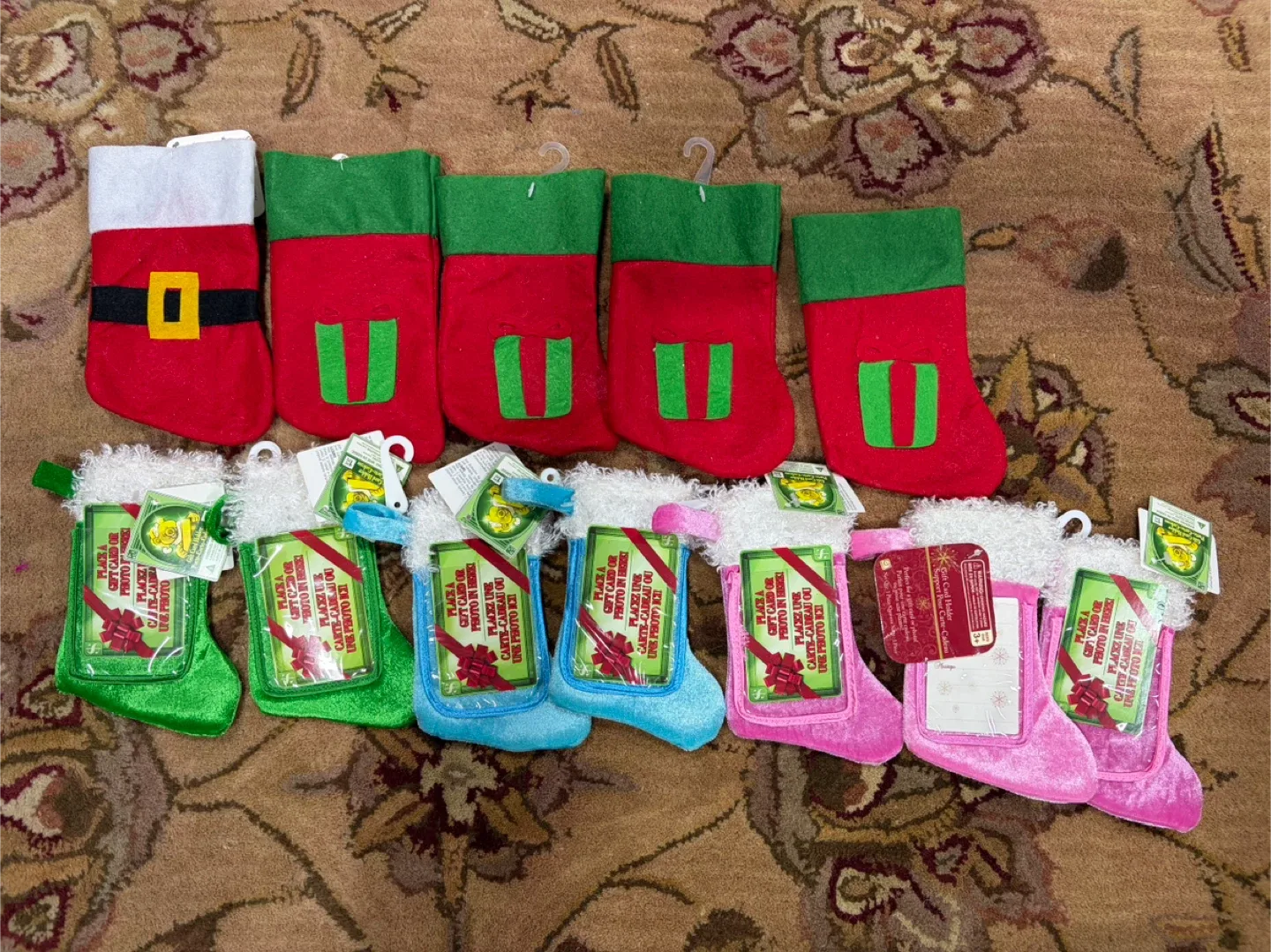 Mini Christmas Stockings with Gift Card Holder - New image indicator(2)