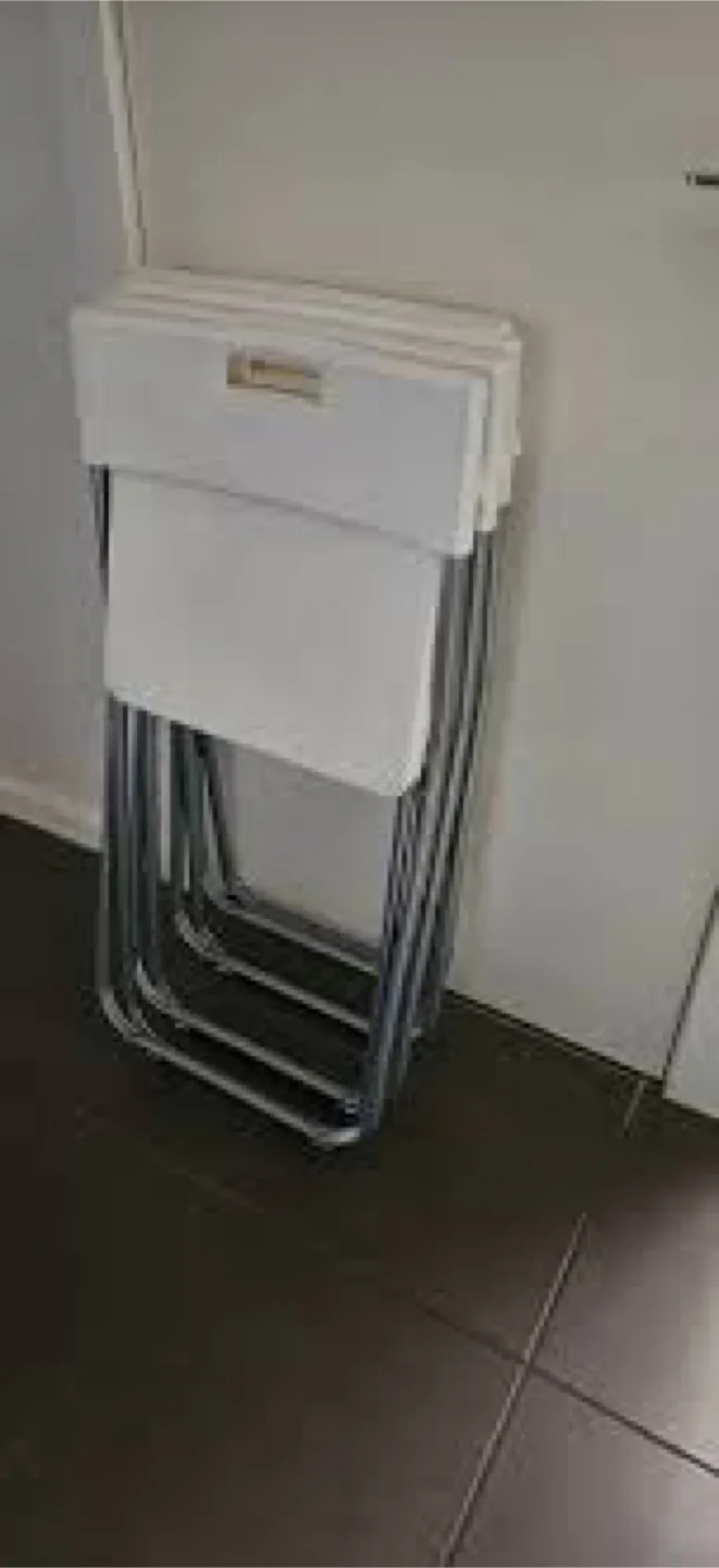 IKEA White Folding Chair image indicator(3)