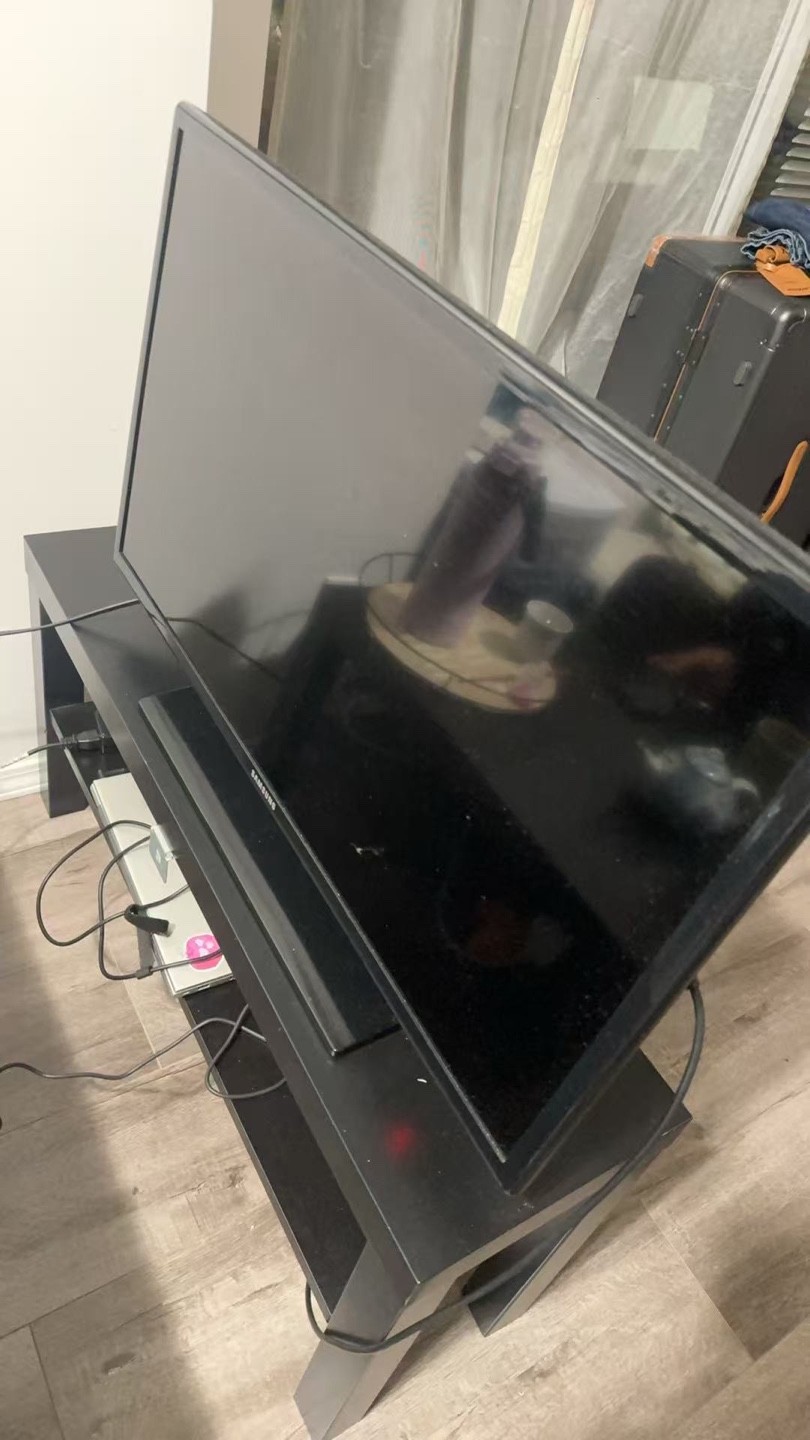 Samsung TV and stand