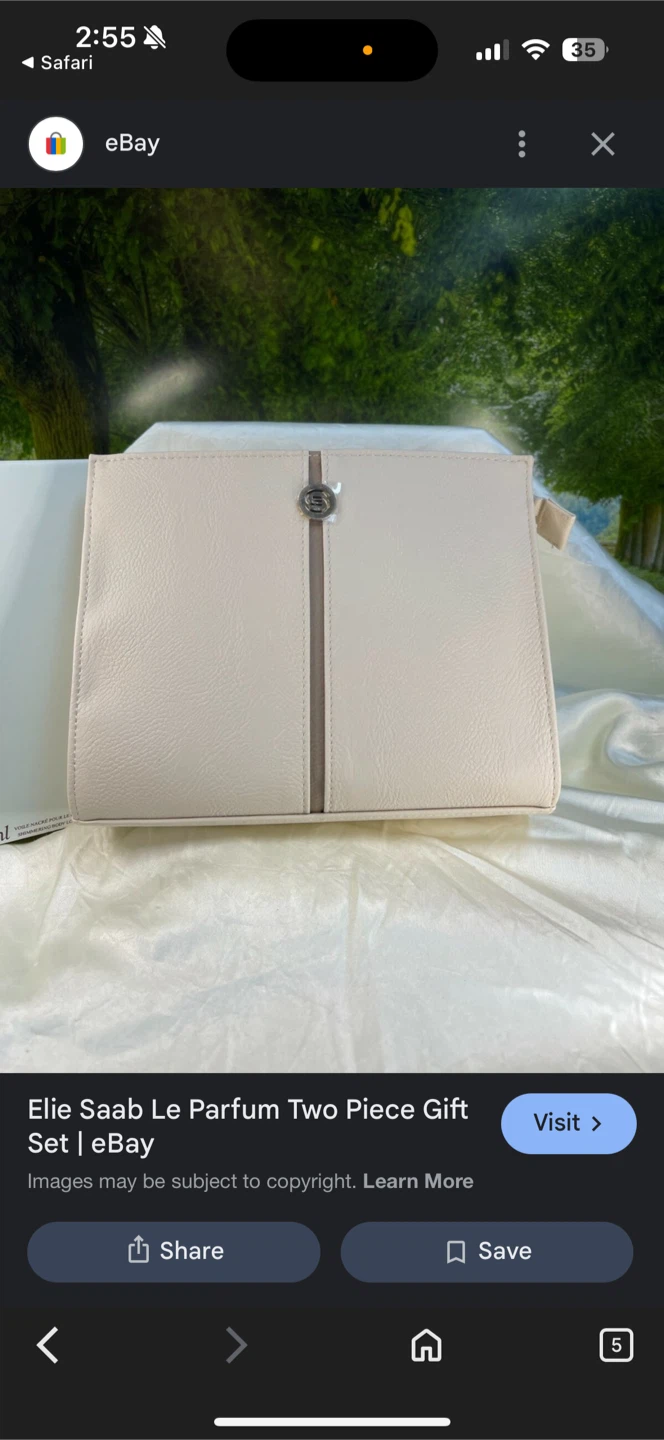 Elie Saab Le Parfum Two Piece Gift Set Bag