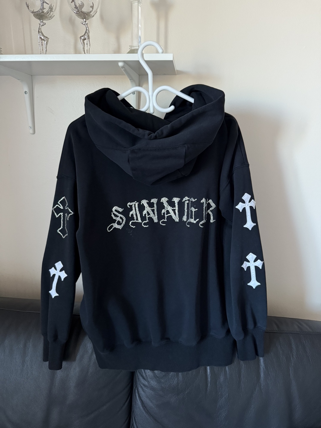 Nike Black 'Sinner' Zip-Up Hoodie (Size M)