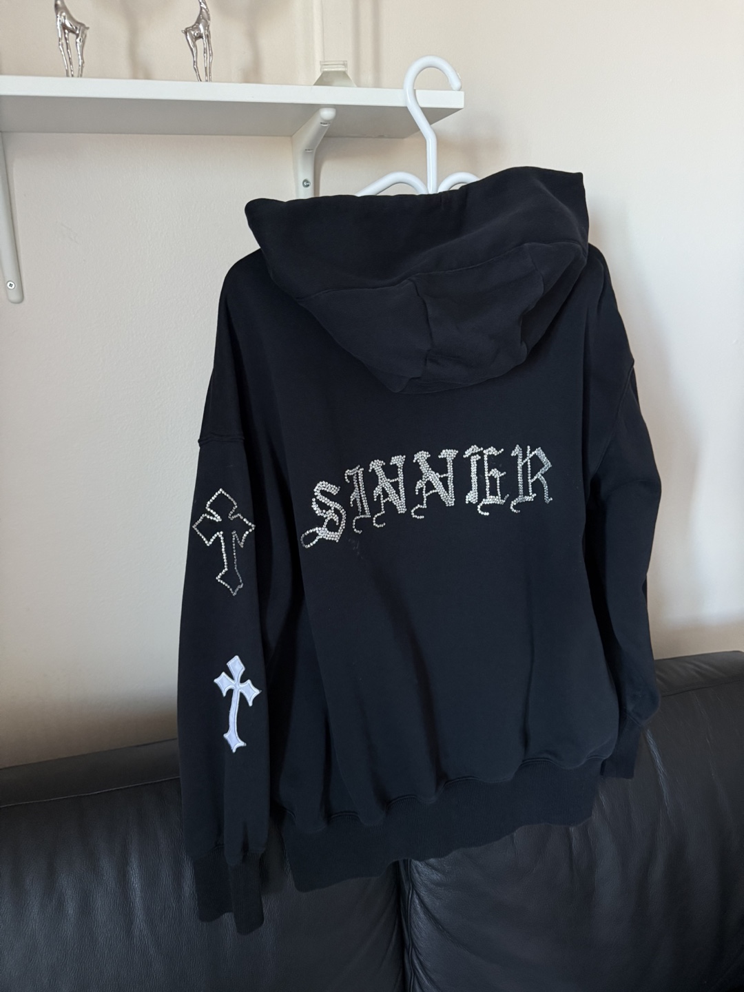 Nike Black 'Sinner' Zip-Up Hoodie (Size M) - photo 2