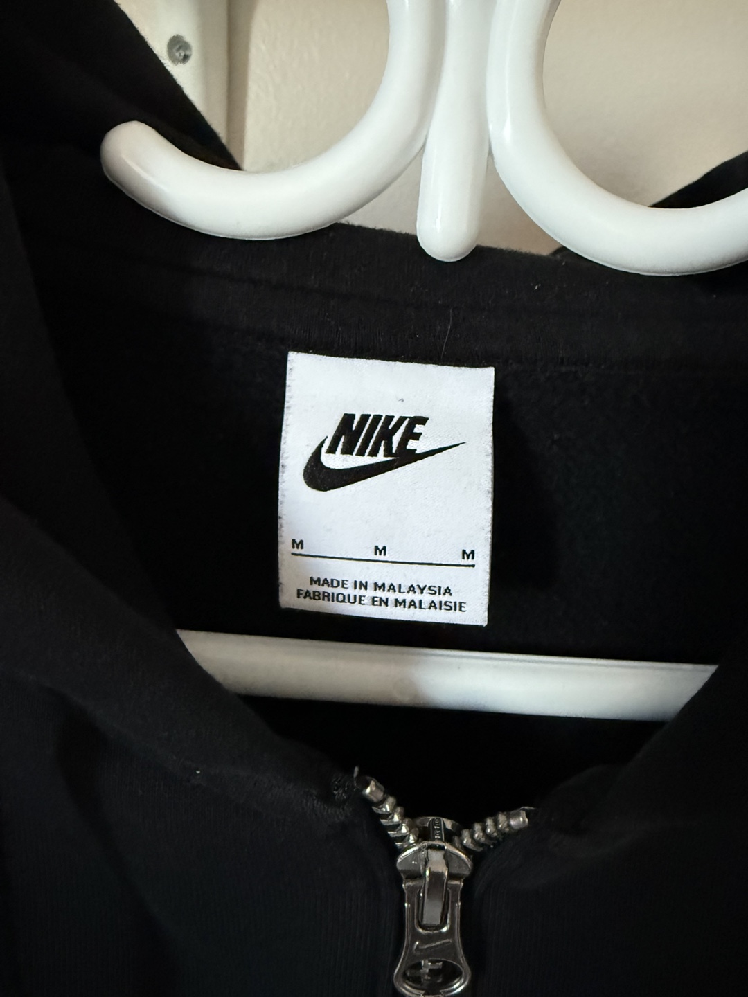Nike Black 'Sinner' Zip-Up Hoodie (Size M) - photo 3