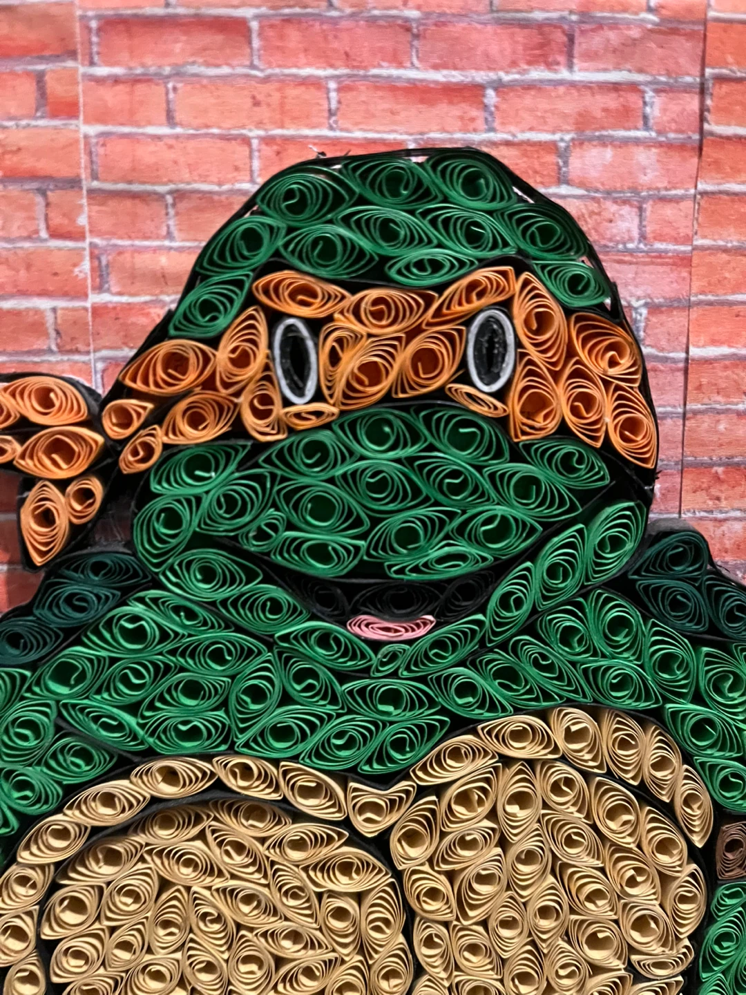 TMNT PAPER QUILLING PIECE
