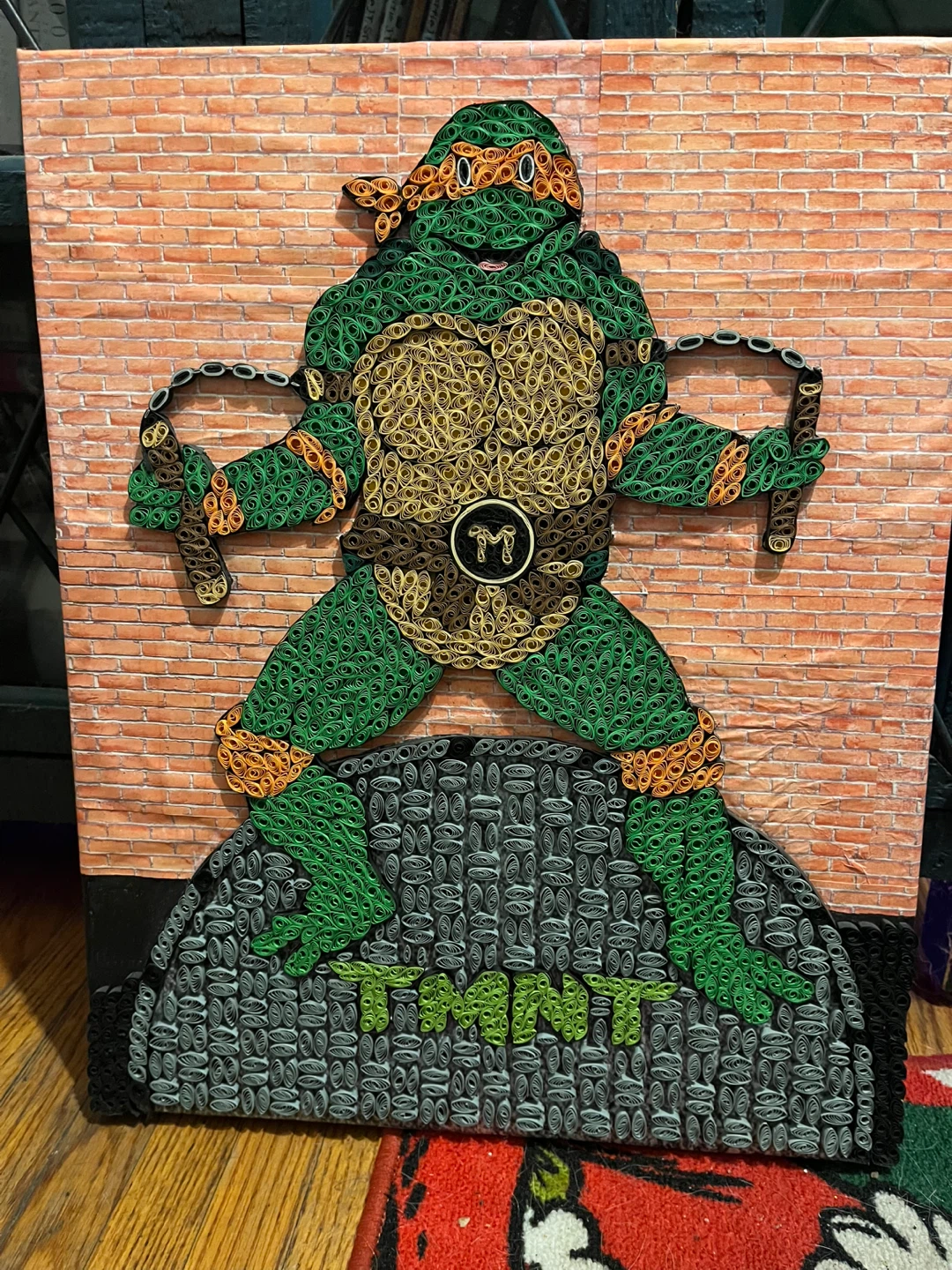 TMNT PAPER QUILLING PIECE - photo 2