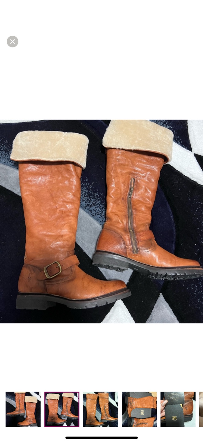 Frye Leather Shearling Boots - photo 2