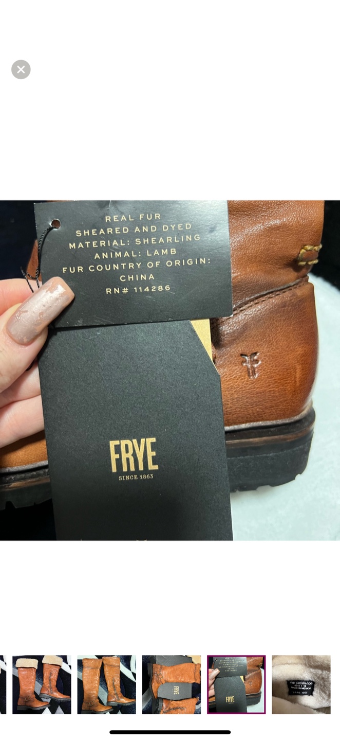 Frye Leather Shearling Boots - photo 5