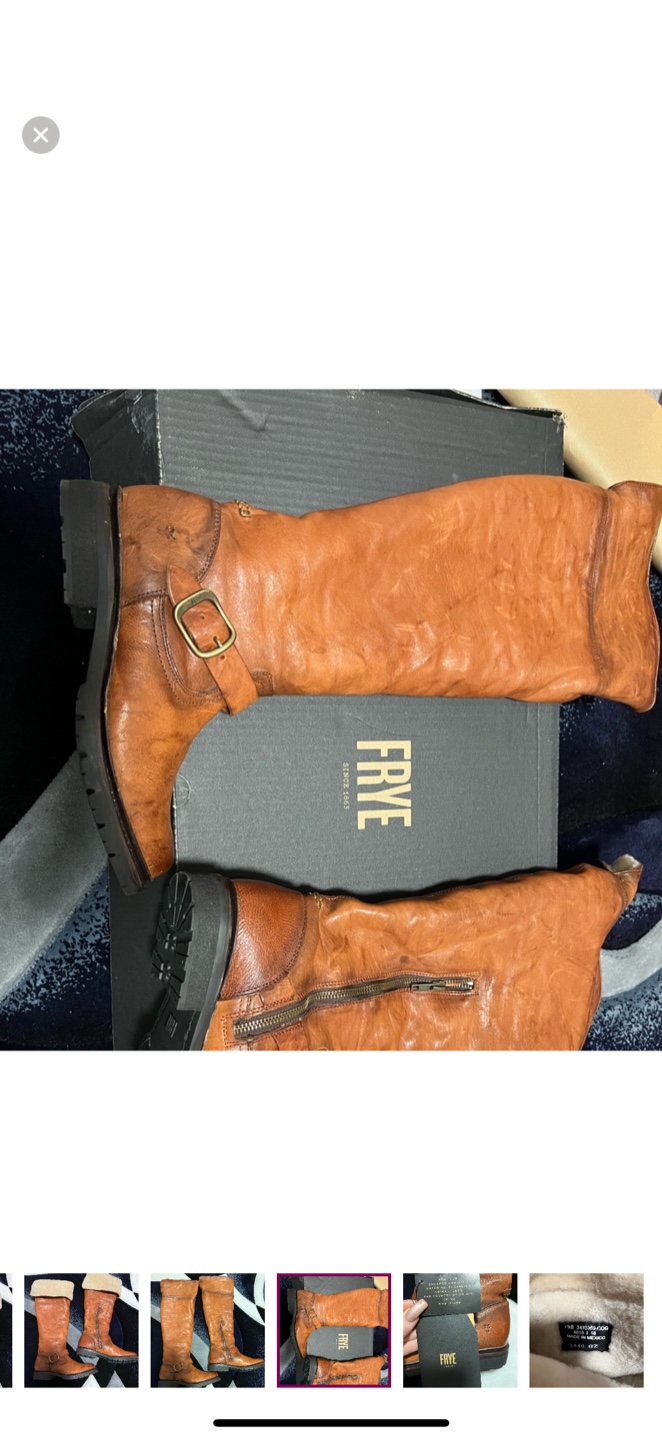 Frye Leather Shearling Boots - photo 4
