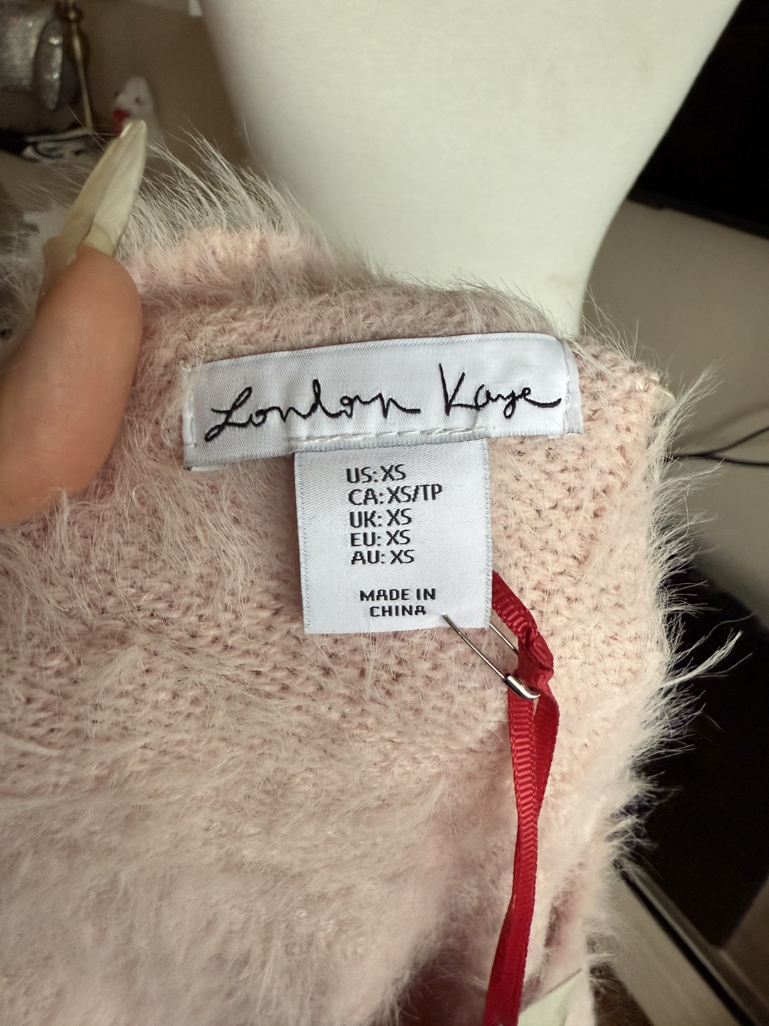 London Kaye Pink Sweater - Size XS - photo 3