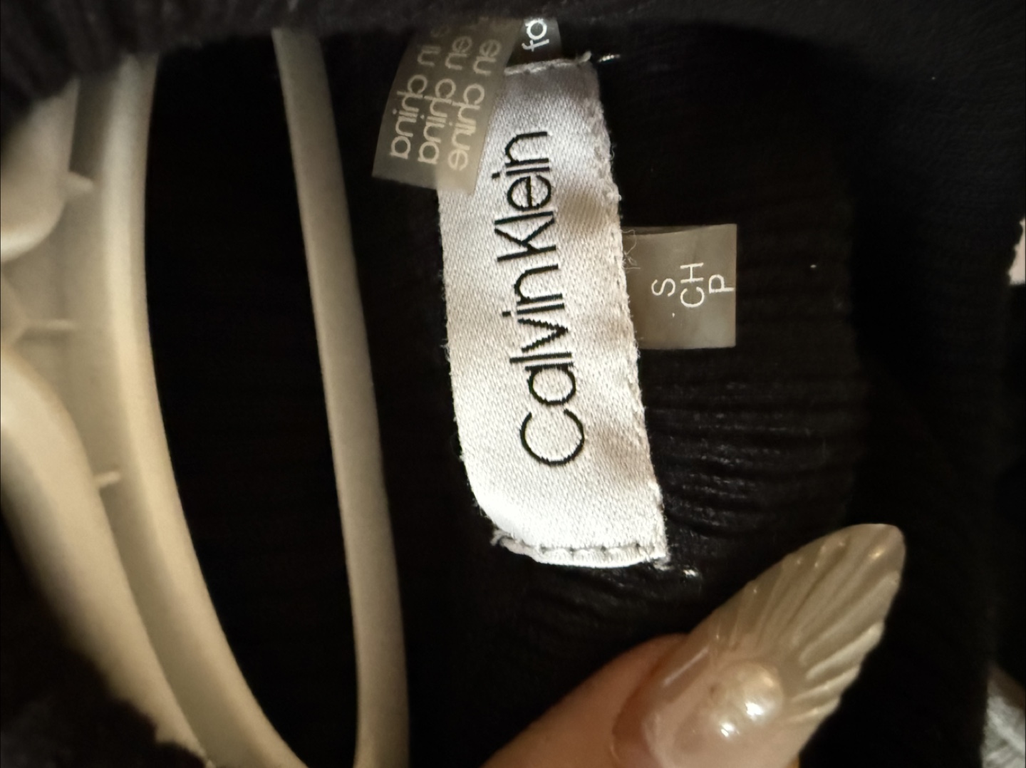 Calvin Klein Black Turtleneck - Size S - photo 3