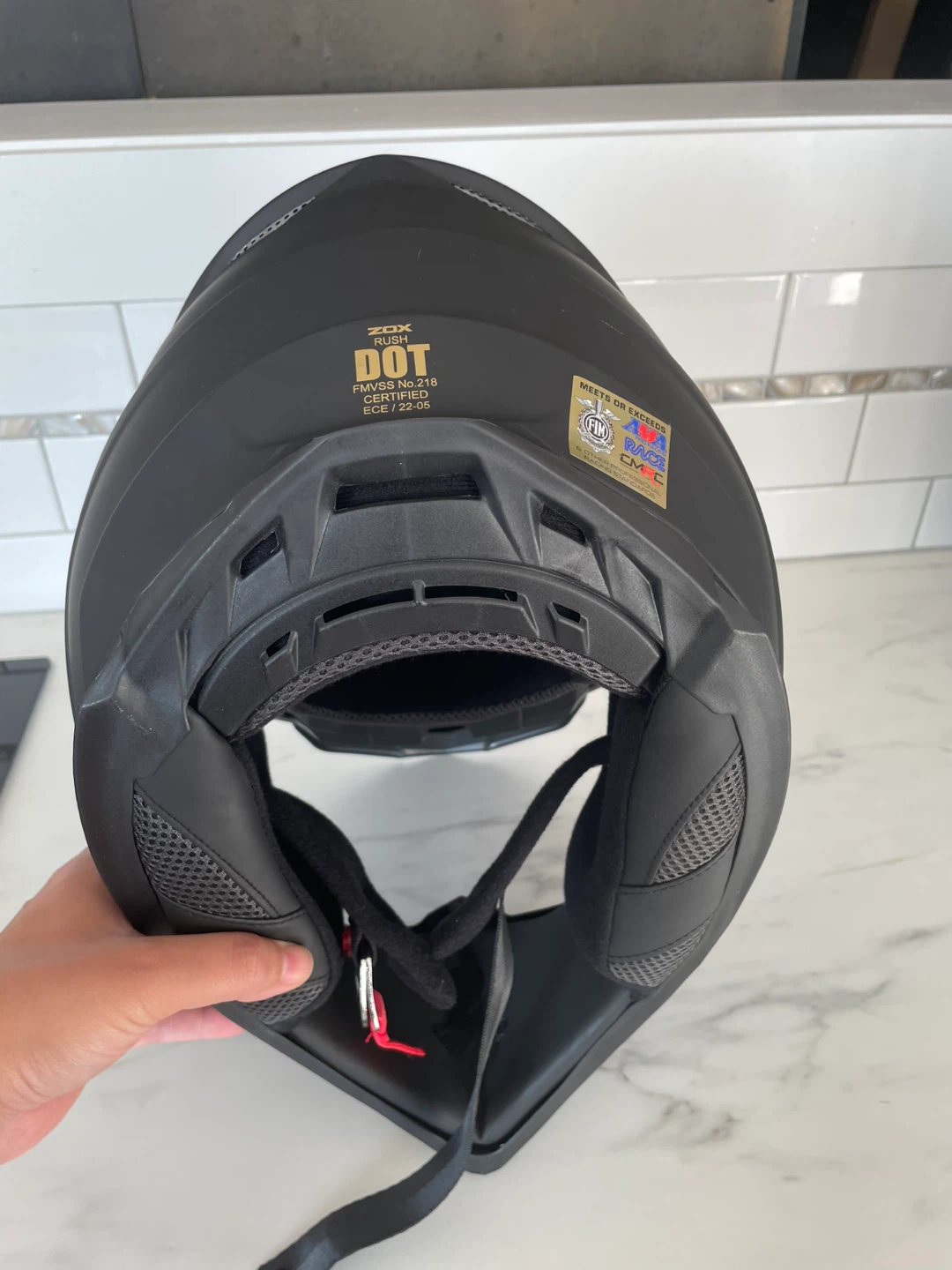 Snowmobile Zox Z-Series Black Helmet - photo 5