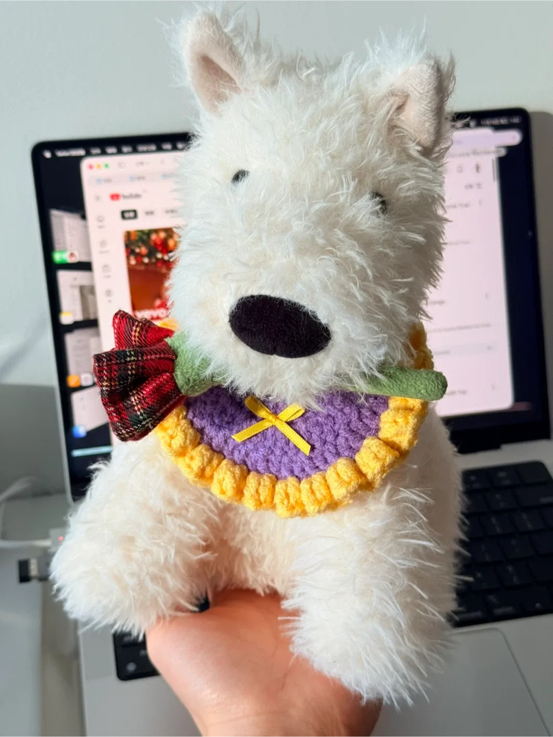 Crochet pet bib image indicator(2)