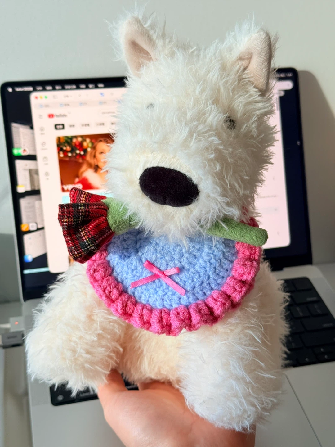 Crochet pet bib - photo 3