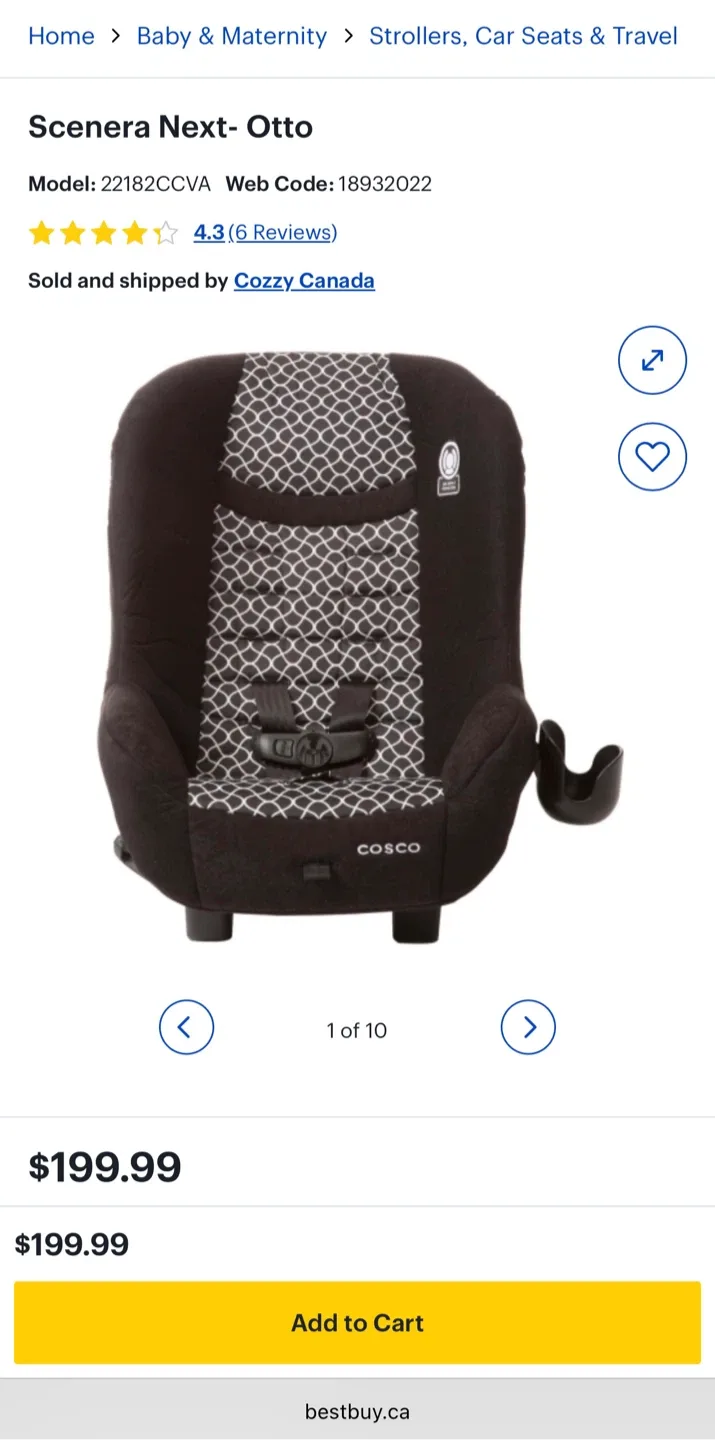 Cosco Scenera Next Car Seat image indicator(6)