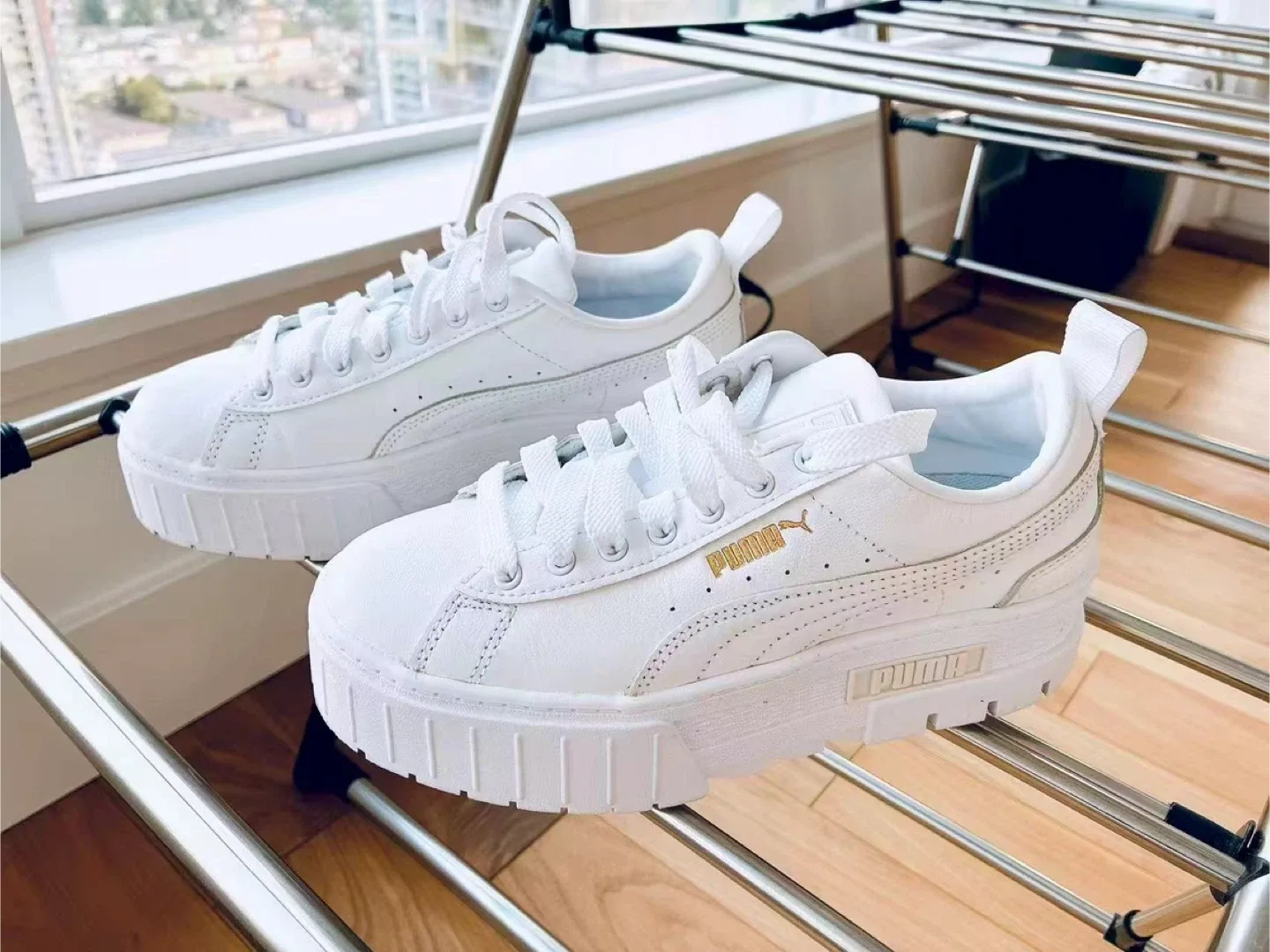 Puma Mayze Platform Sneakers - US Women's 6 thumbnail