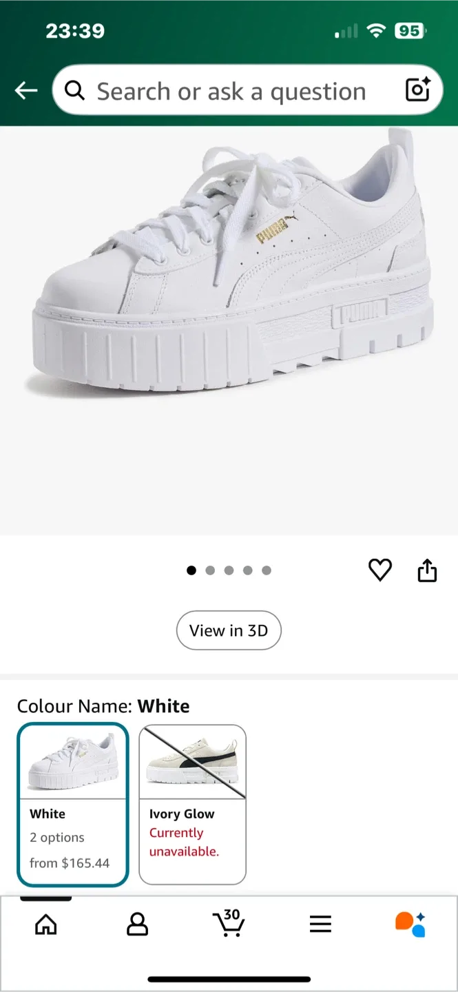 Puma Mayze Platform Sneakers - US Women's 6 image indicator(6)