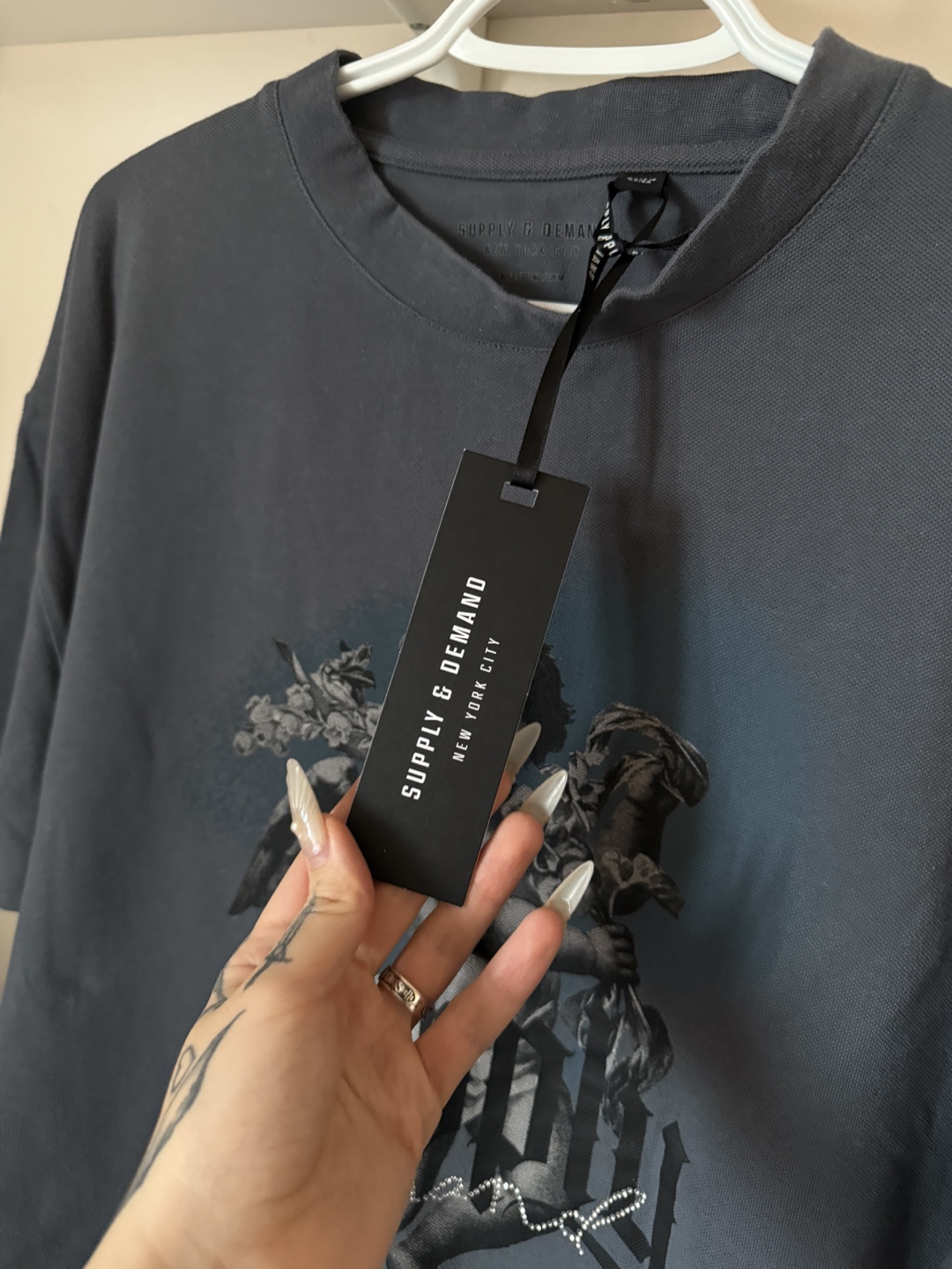 Supply & Demand Graphic T-Shirt - Size M - photo 2