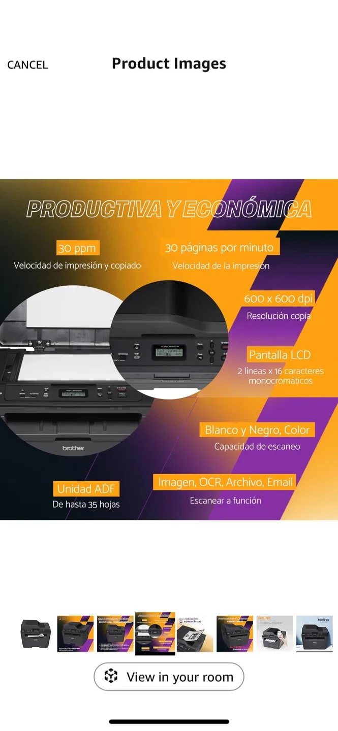 Brother DCP-L2540DW Compact Laser Printer image indicator(6)