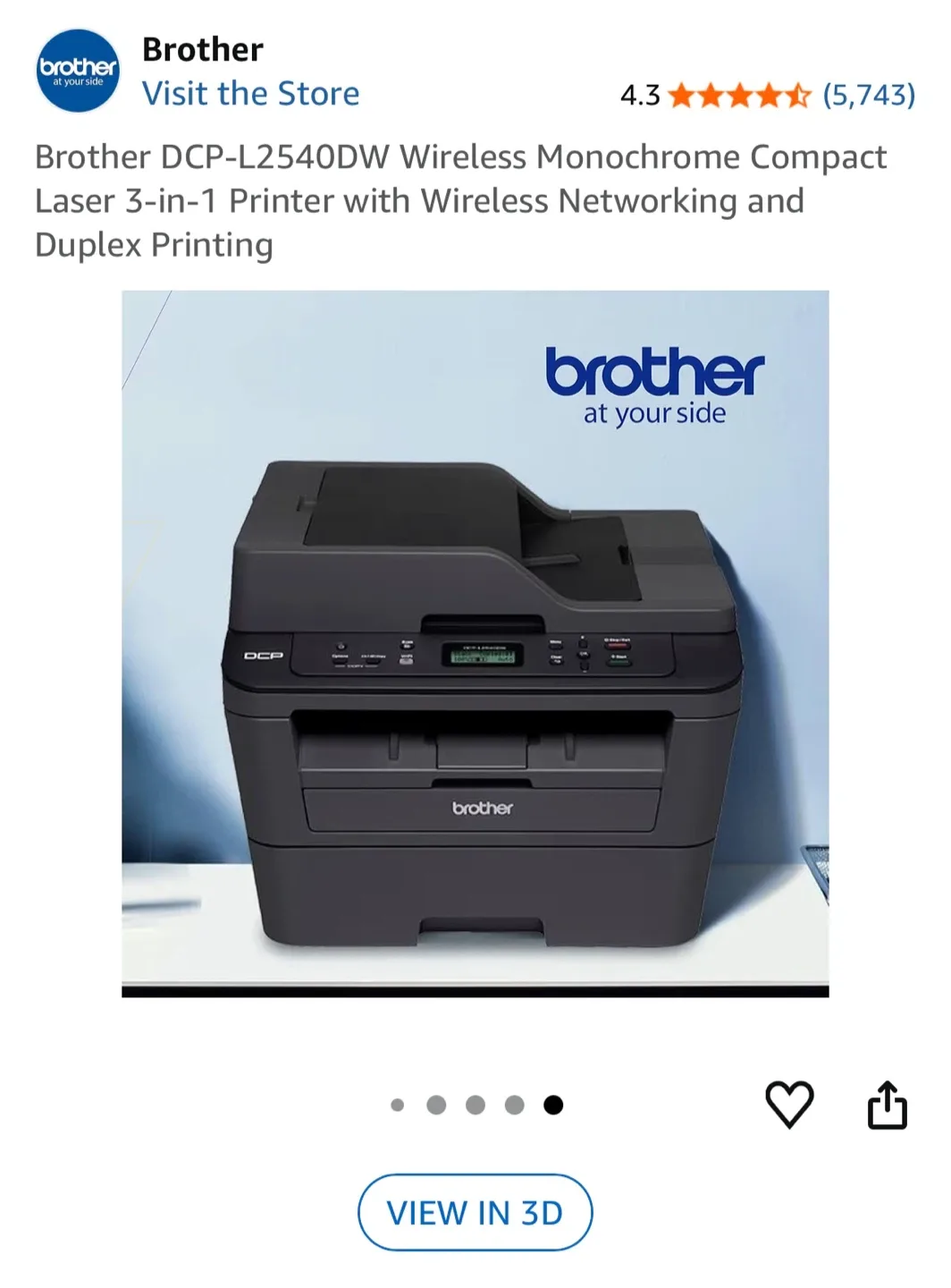 Brother DCP-L2540DW Compact Laser Printer image indicator(9)