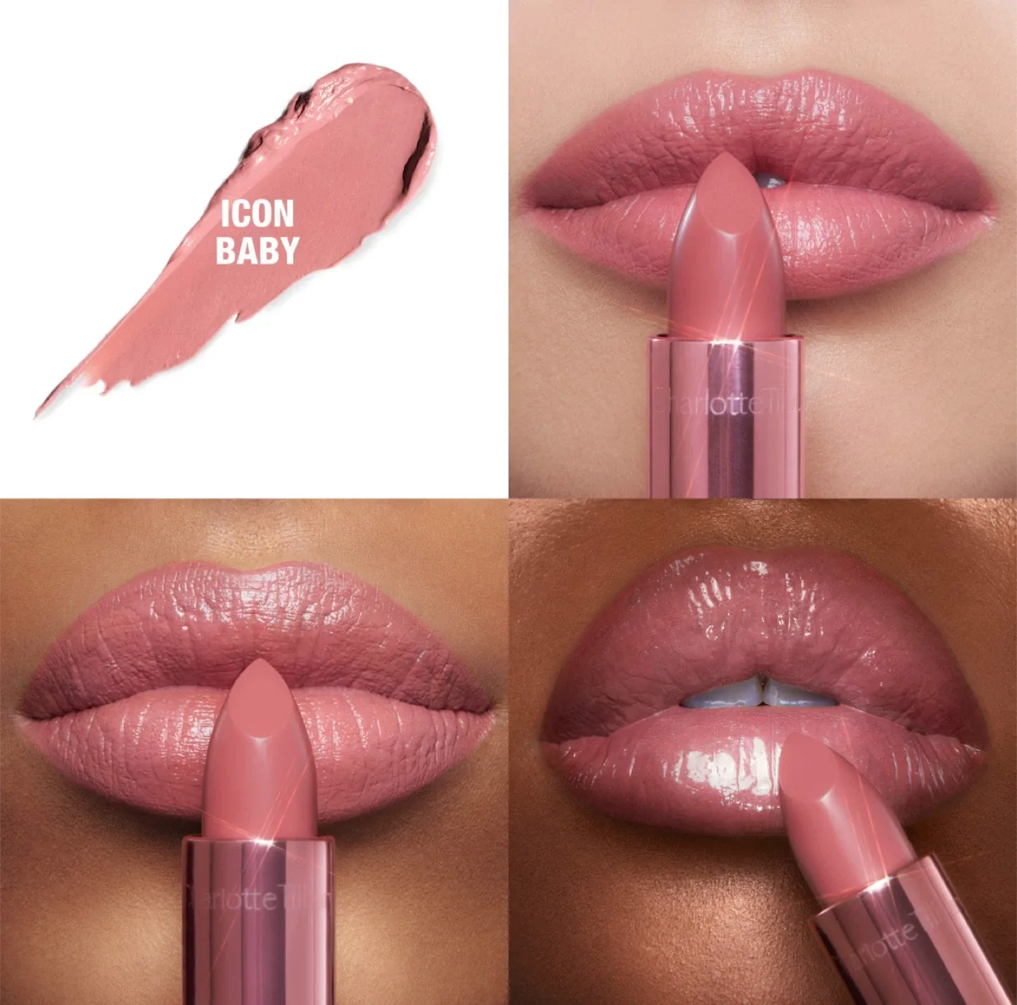 Mini Charlotte Tilbury Lipstick - Icon Baby 1.5 g. image indicator(2)