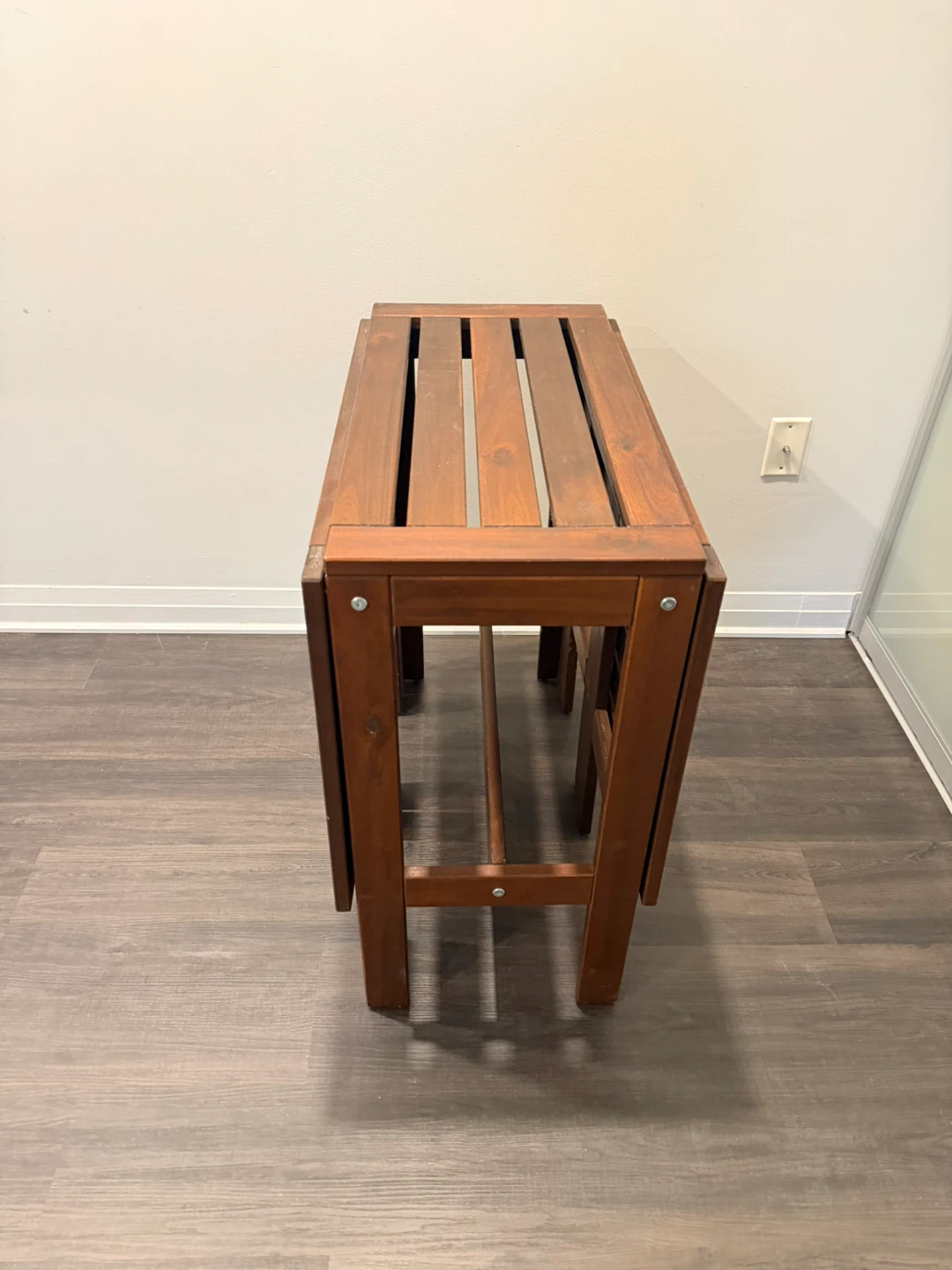 Folding Wood Table - photo 4