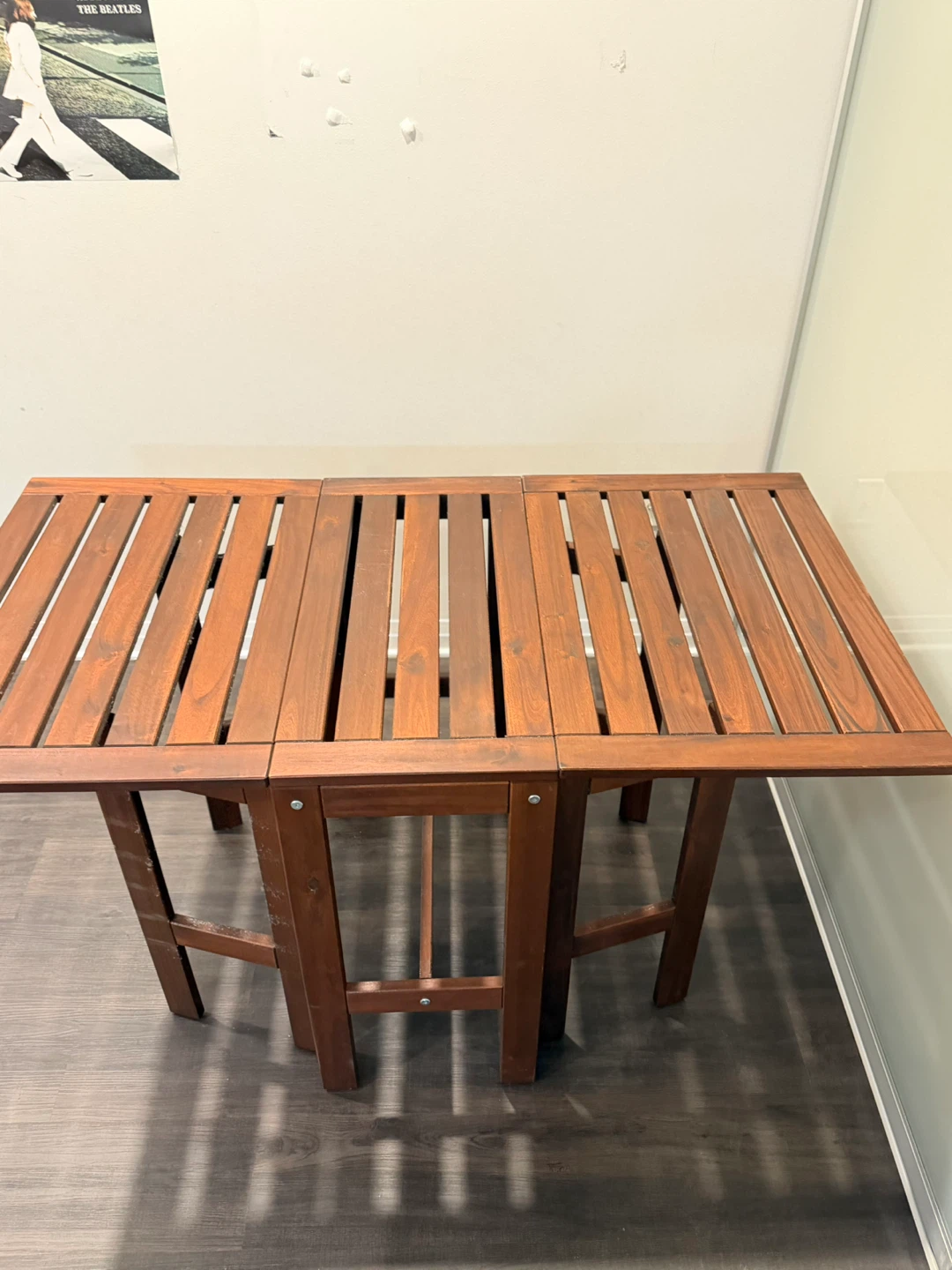 Folding Wood Table - photo 3