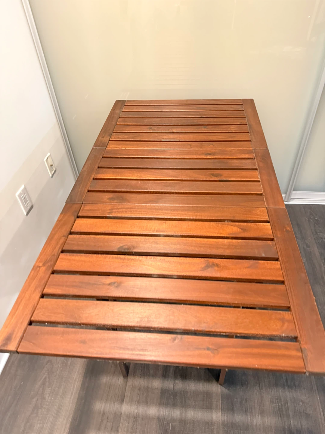 Folding Wood Table - photo 5