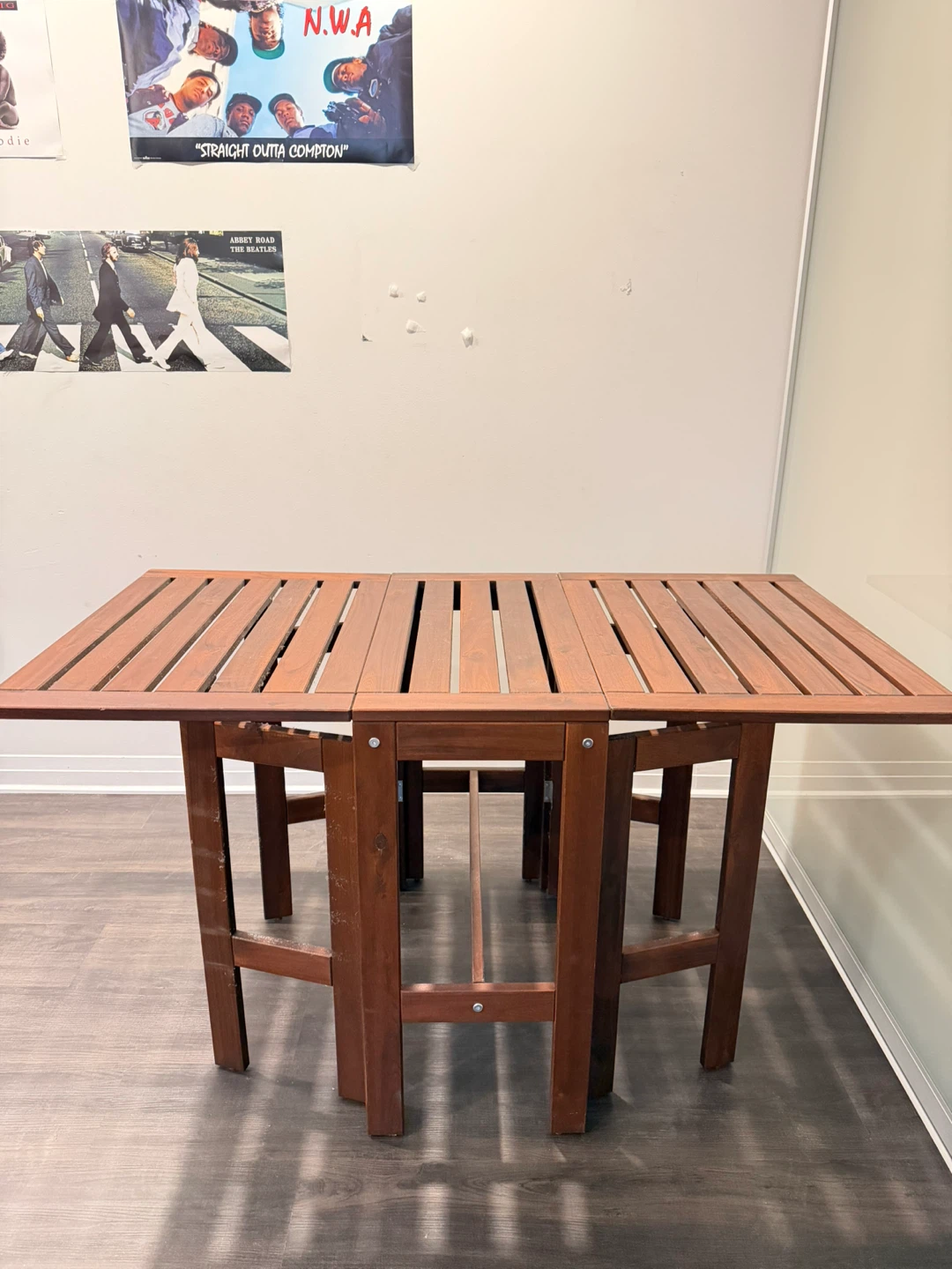 Folding Wood Table