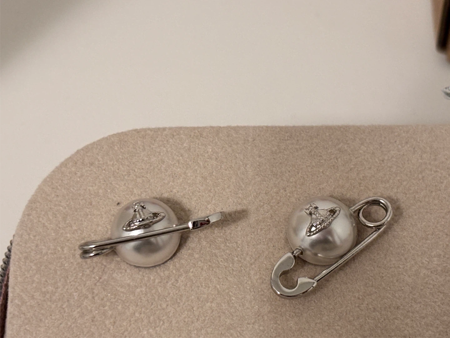Vivienne Westwood Pearl Earrings (with box)