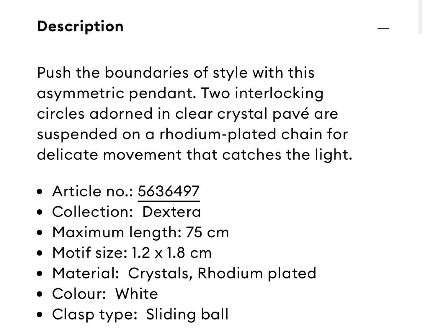 Swarovski - Pendant Necklace ( with box) - photo 4
