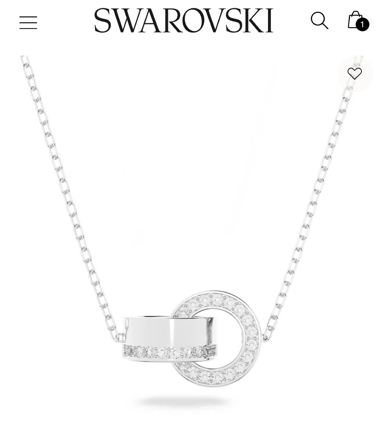 Swarovski - Pendant Necklace ( with box)