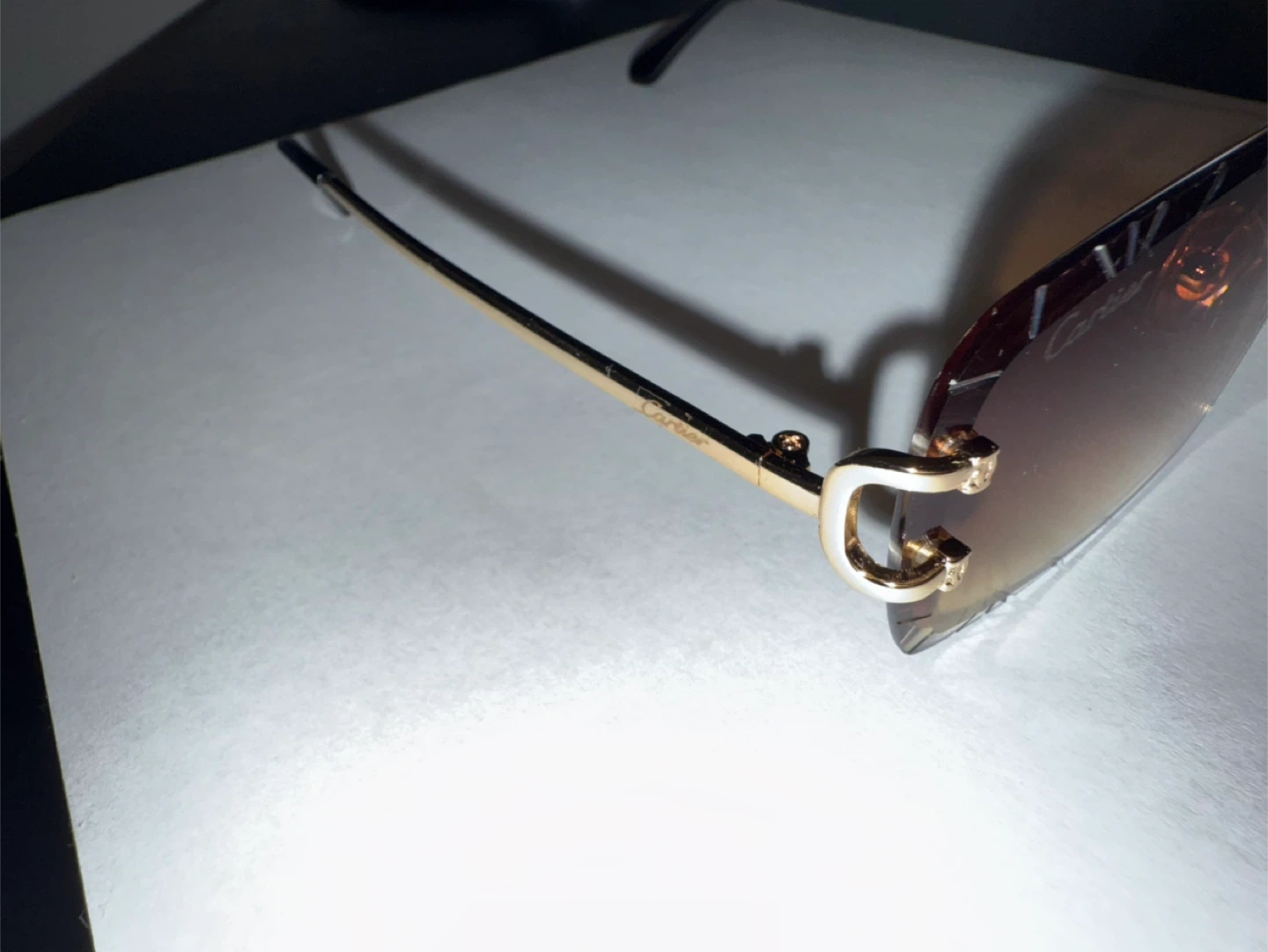 Cartier Rimless Sunglasses with Case - photo 2