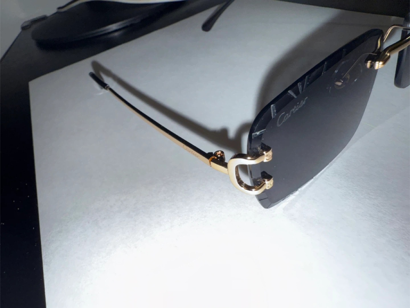 Cartier Rimless Sunglasses with Box - photo 2