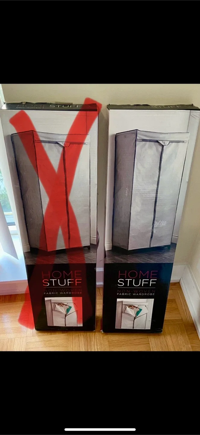 Home Stuff Non-Woven Fabric Wardrobe